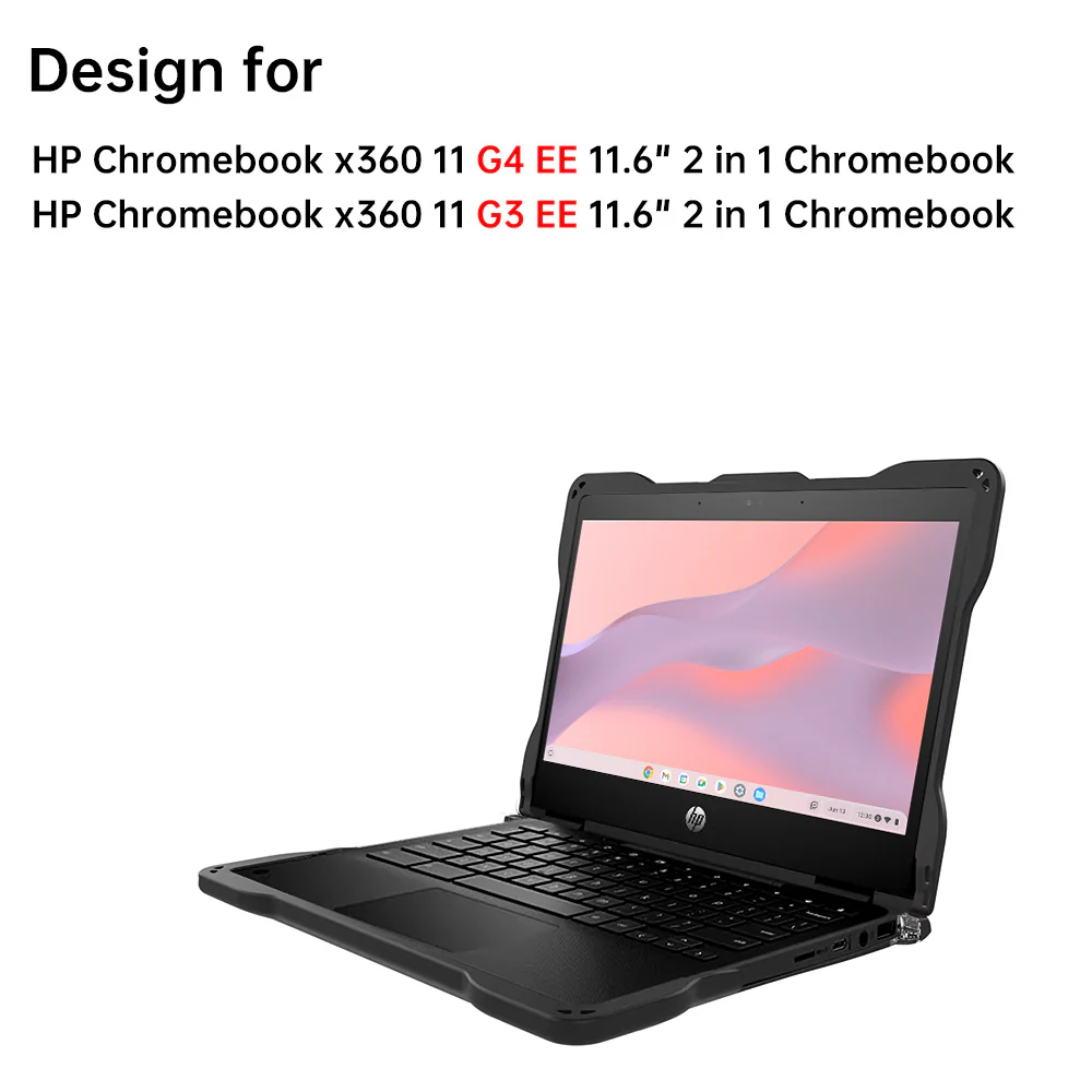 CVM-HP-K23 | HP Chromebook x360 11 G4 EE / G3 EE 11.6" 2 in 1 Chromebook | Heavy Duty Military Grade Rugged Case - Image 4