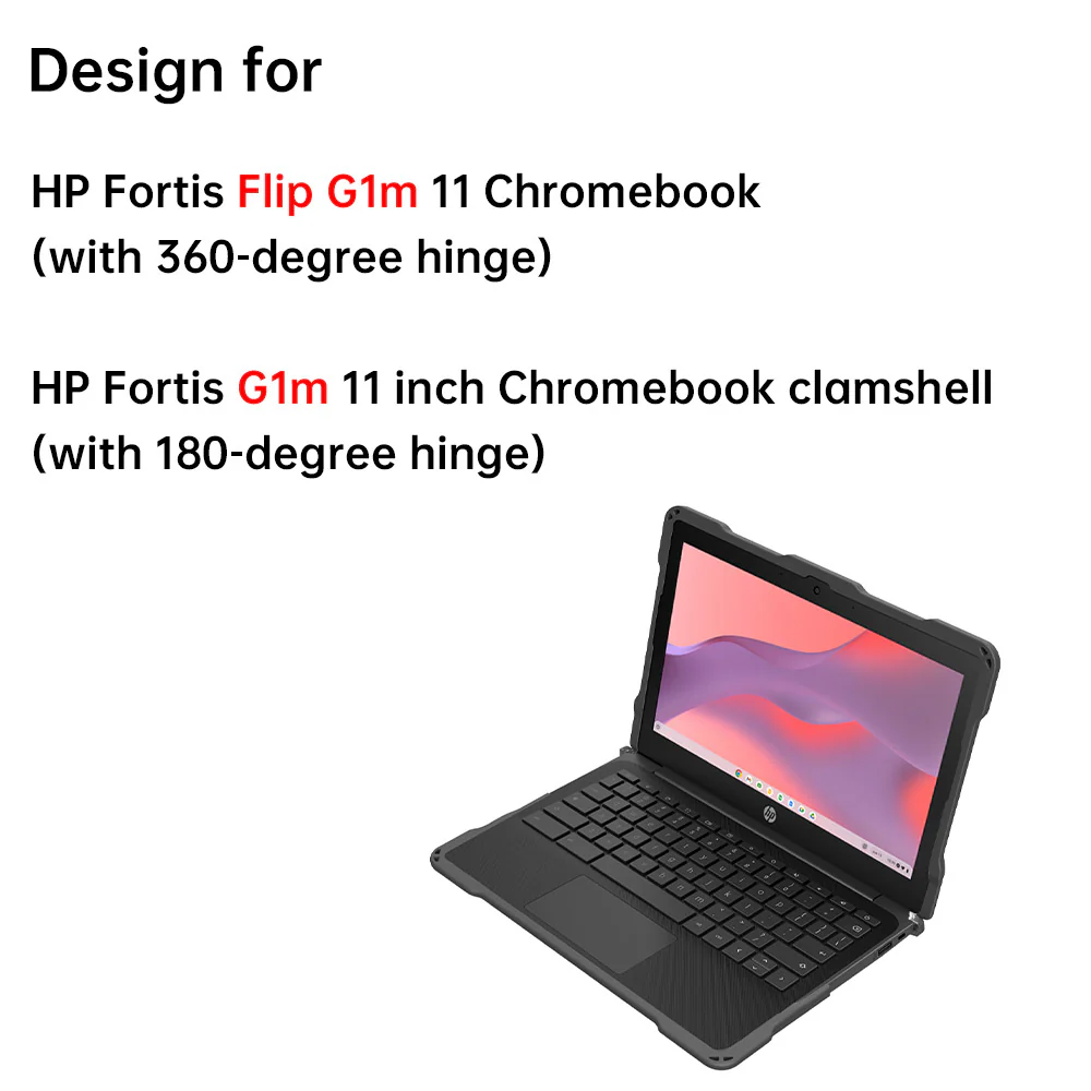 CVM-HP-K30 | HP Fortis Flip G1m 11 Chromebook / Fortis G1m 11 inch Chromebook clamshell | Heavy Duty Military Grade Rugged Case - Image 4