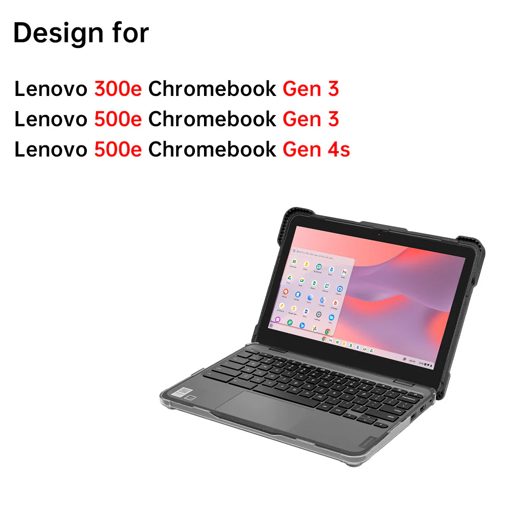CVM-LN-K16 | Lenovo 300e Chromebook Gen 3 / 500e Chromebook Gen 3 / 500e Chromebook Gen 4s | Heavy Duty Military Grade Rugged Case - Image 4
