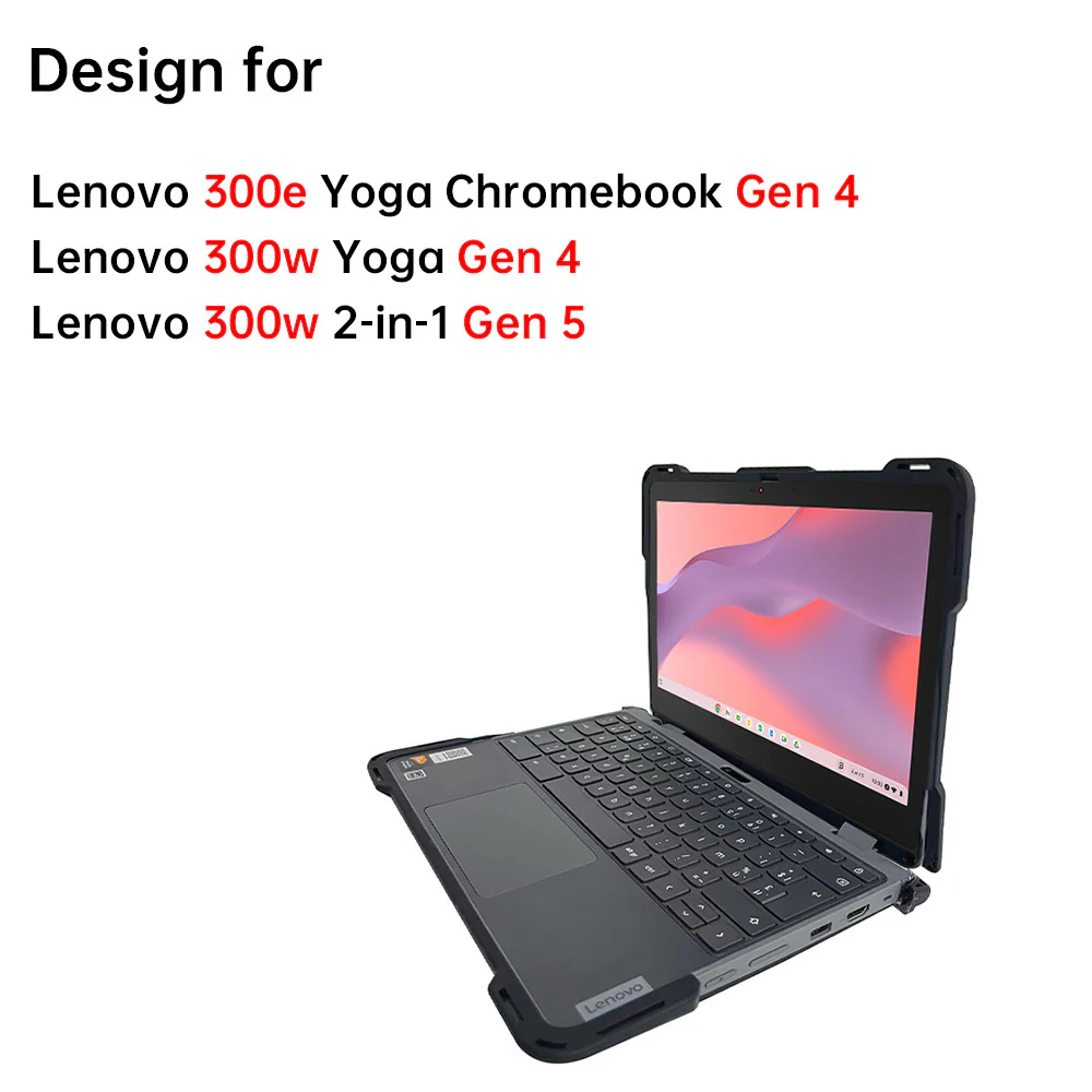 CVM-LN-K21 | Lenovo 300e Yoga Chromebook Gen 4 / 300w Yoga Gen 4 / 300w 2-in-1 Gen 5 | Heavy Duty Military Grade Rugged Case - Image 4