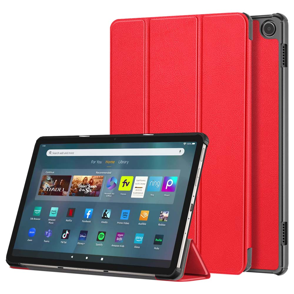 CVR-AZ-FRMX11 | Amazon Fire Max 11 | Smart Folio Case with Tri-Fold Stand & PU Leather Cover - Image 10