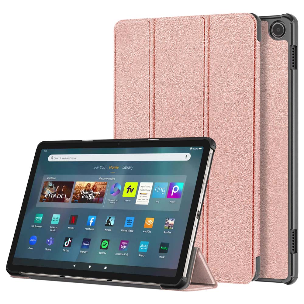CVR-AZ-FRMX11 | Amazon Fire Max 11 | Smart Folio Case with Tri-Fold Stand & PU Leather Cover - Image 11