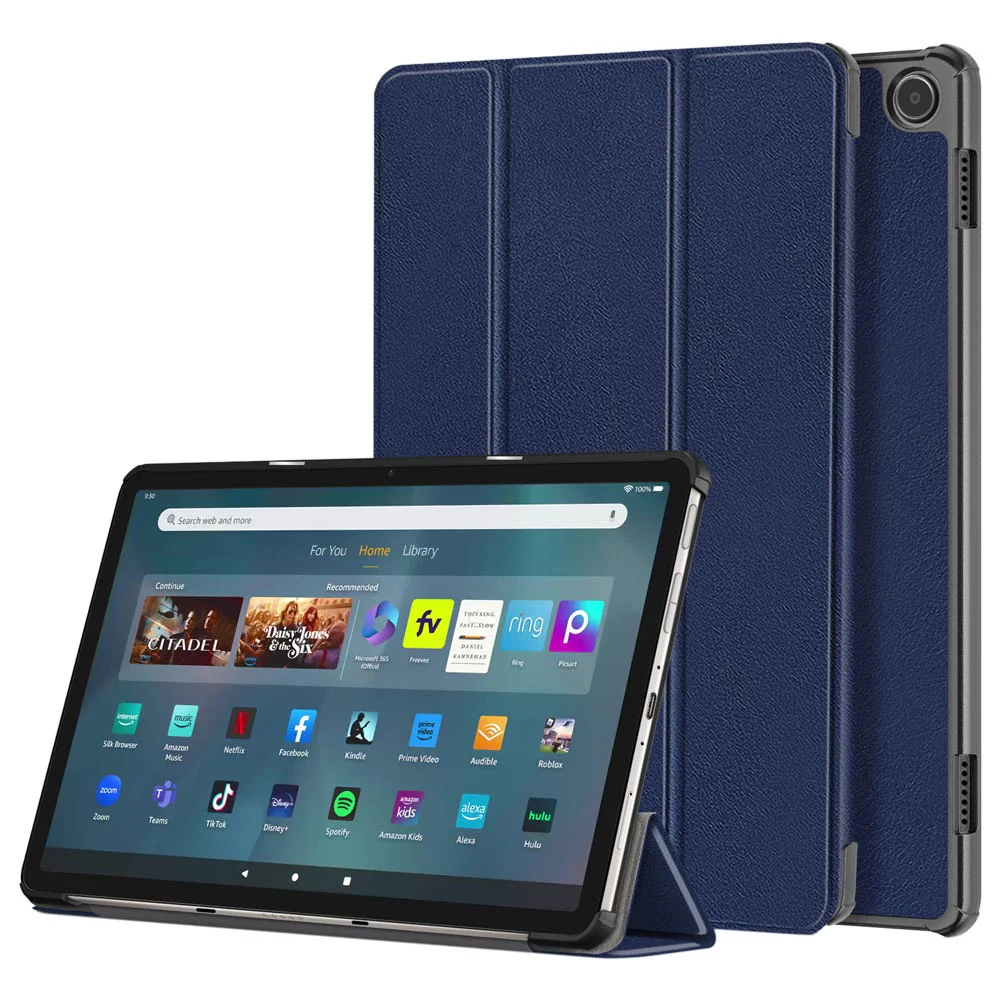CVR-AZ-FRMX11 | Amazon Fire Max 11 | Smart Folio Case with Tri-Fold Stand & PU Leather Cover - Image 12
