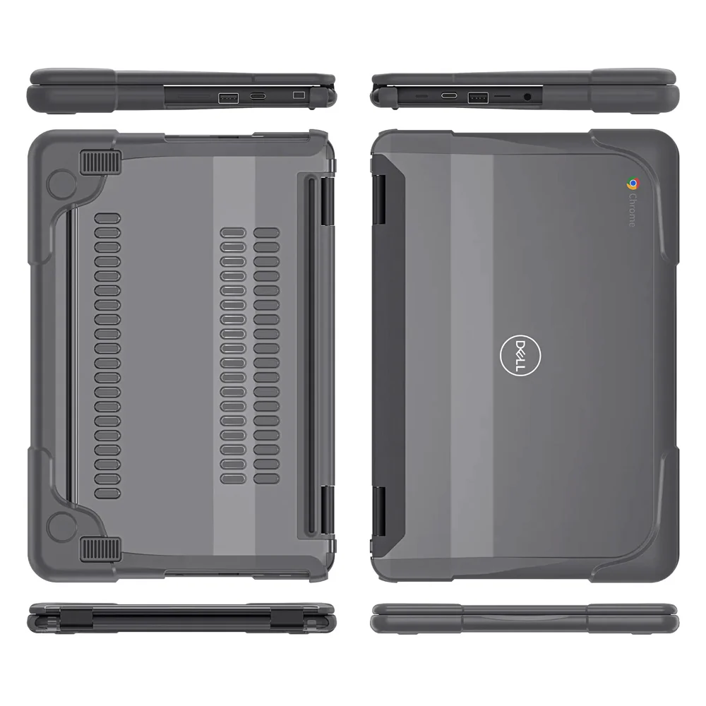CVR-DELL-3100 | Dell Chromebook 3110 / 3100 11" | Heavy Duty Slim Hard Shell Dual Layer Protective Cover - Image 4