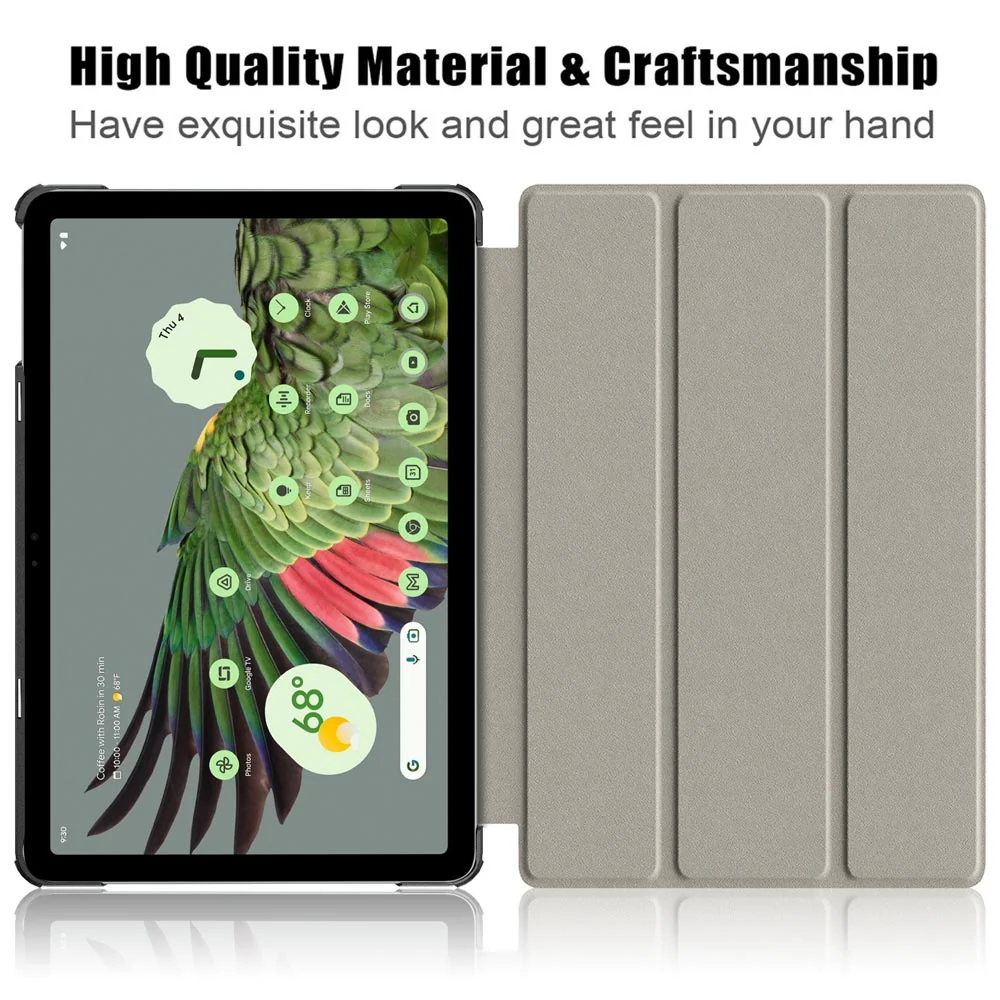 CVR-GG-PXLTAB1 | Google Pixel Tablet | Smart Folio Case with Tri-Fold Stand & PU Leather Cover - Image 5