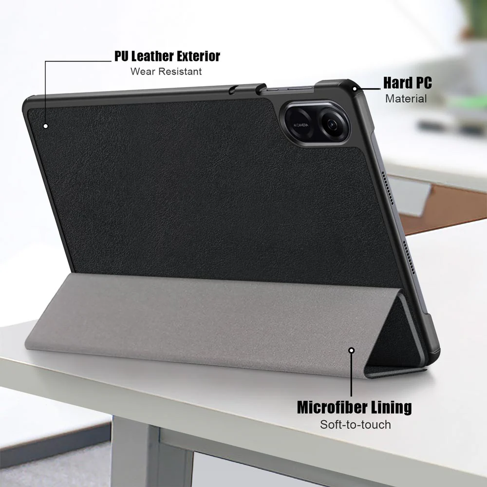 CVR-HR-X9 | Honor Pad X9 11.5" | Smart Folio Case with Tri-Fold Stand & PU Leather Cover - Image 7