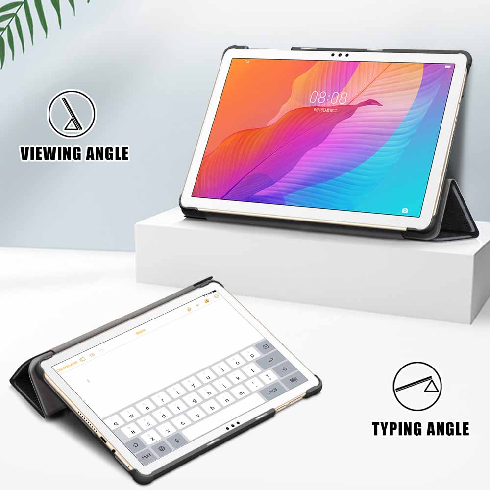 CVR-HW-HN6 | Honor Pad 6 / Huawei Enjoy Tablet 2 | Smart Folio Case with Tri-Fold Stand & PU Leather Cover - Image 3