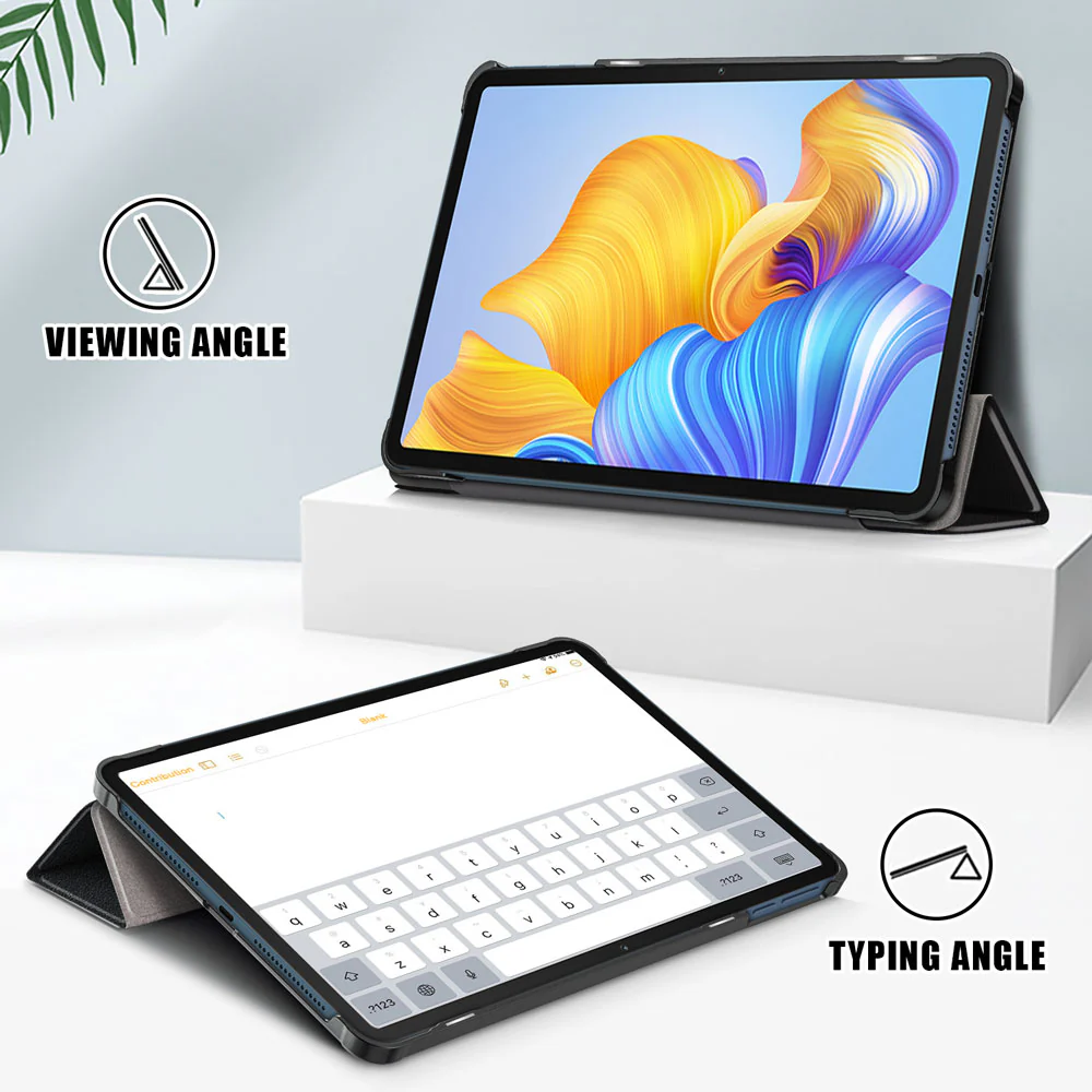 CVR-HW-HN8 | Honor Pad 8 2022 ( HEY-W09 ) | Smart Folio Case with Tri-Fold Stand & PU Leather Cover - Image 3