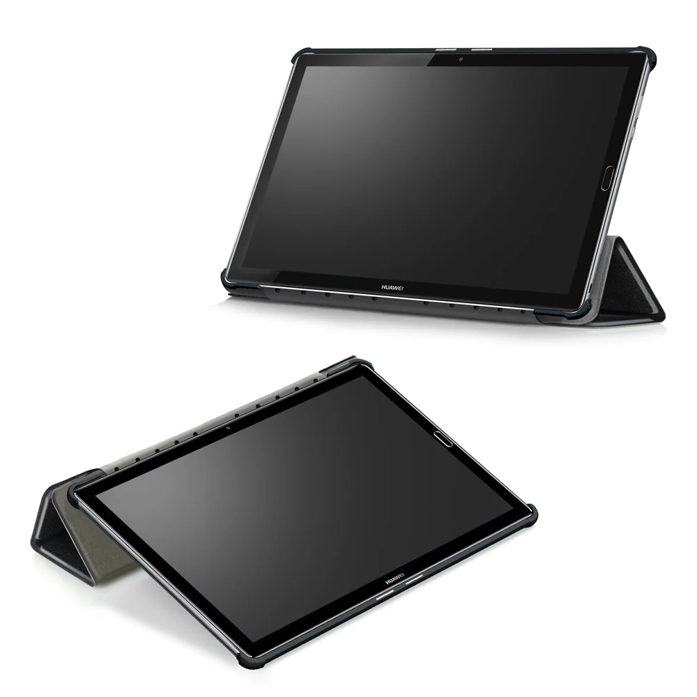 CVR-HW-M5*8.4 | Huawei MediaPad M5 8.4 | Smart Folio Case with Tri-Fold Stand & PU Leather Cover - Image 6