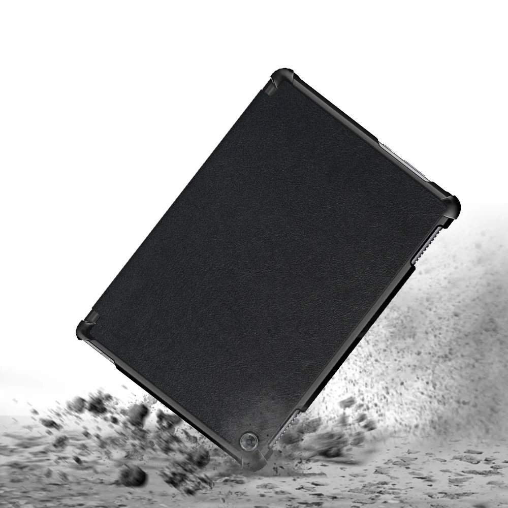 CVR-HW-M5L10 | Huawei MediaPad M5 Lite 10 BAH2-W19 /L09 | Smart Folio Case with Tri-Fold Stand & PU Leather Cover - Image 5