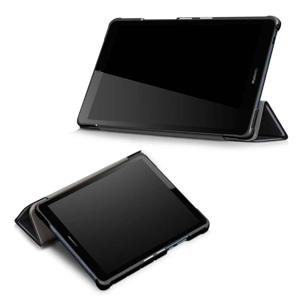 CVR-HW-M5L8 | Huawei MediaPad M5 Lite 8 | Smart Folio Case with Tri-Fold Stand & PU Leather Cover - Image 5