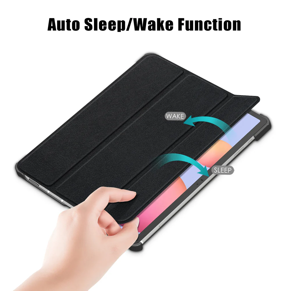 CVR-HW-M5L8 | Huawei MediaPad M5 Lite 8 | Smart Folio Case with Tri-Fold Stand & PU Leather Cover - Image 6