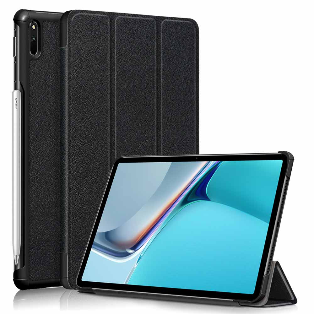 CVR-HW-MTP11 | Huawei MatePad 11 (2021) DBY-W09 | Smart Folio Case with Tri-Fold Stand & PU Leather Cover