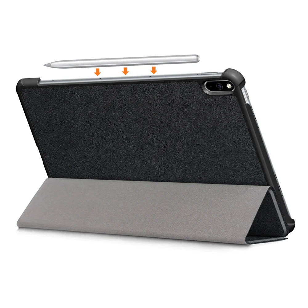 CVR-HW-MTPP-MRX | Huawei MatePad Pro 10.8 2019 (MRX-W09/W19 MRX-AL09/19) / 2021 (MRR-W29) | Smart Folio Case with Tri-Fold Stand & PU Leather Cover - Image 6