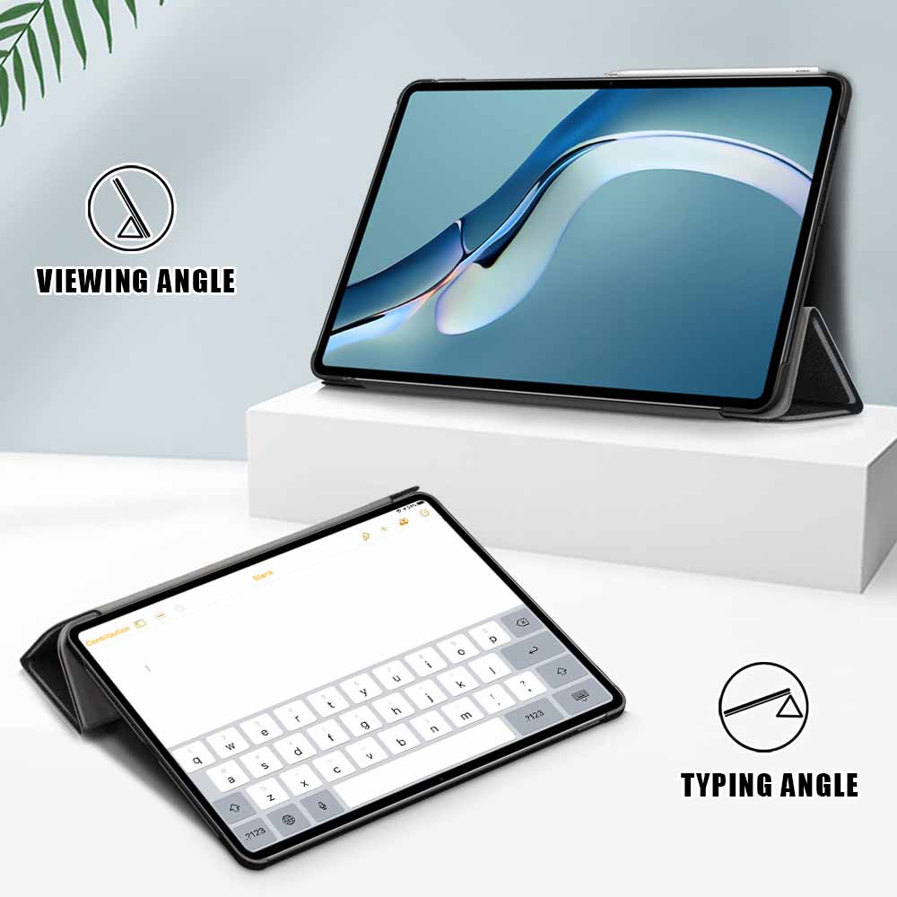 CVR-HW-MTPP-WGR | Huawei MatePad Pro 12.6 (2021) WGR-W09 / W19 / AN19 | Smart Folio Case with Tri-Fold Stand & PU Leather Cover - Image 2