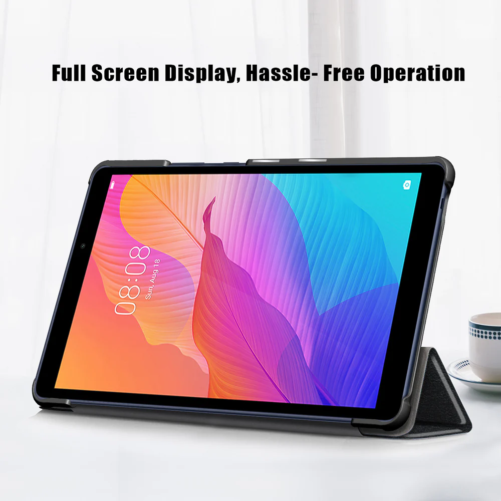 CVR-HW-T8 | Huawei MatePad T8 | Smart Folio Case with Tri-Fold Stand & PU Leather Cover - Image 5