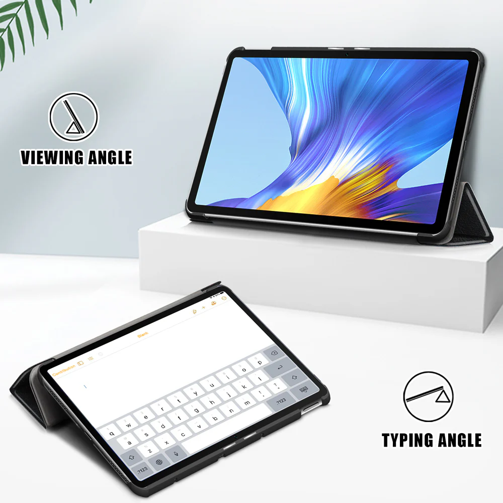 CVR-HW-V6 | Honor V6 10.4 (NOT for Honor Pad 6) | Smart Folio Case with Tri-Fold Stand & PU Leather Cover - Image 3