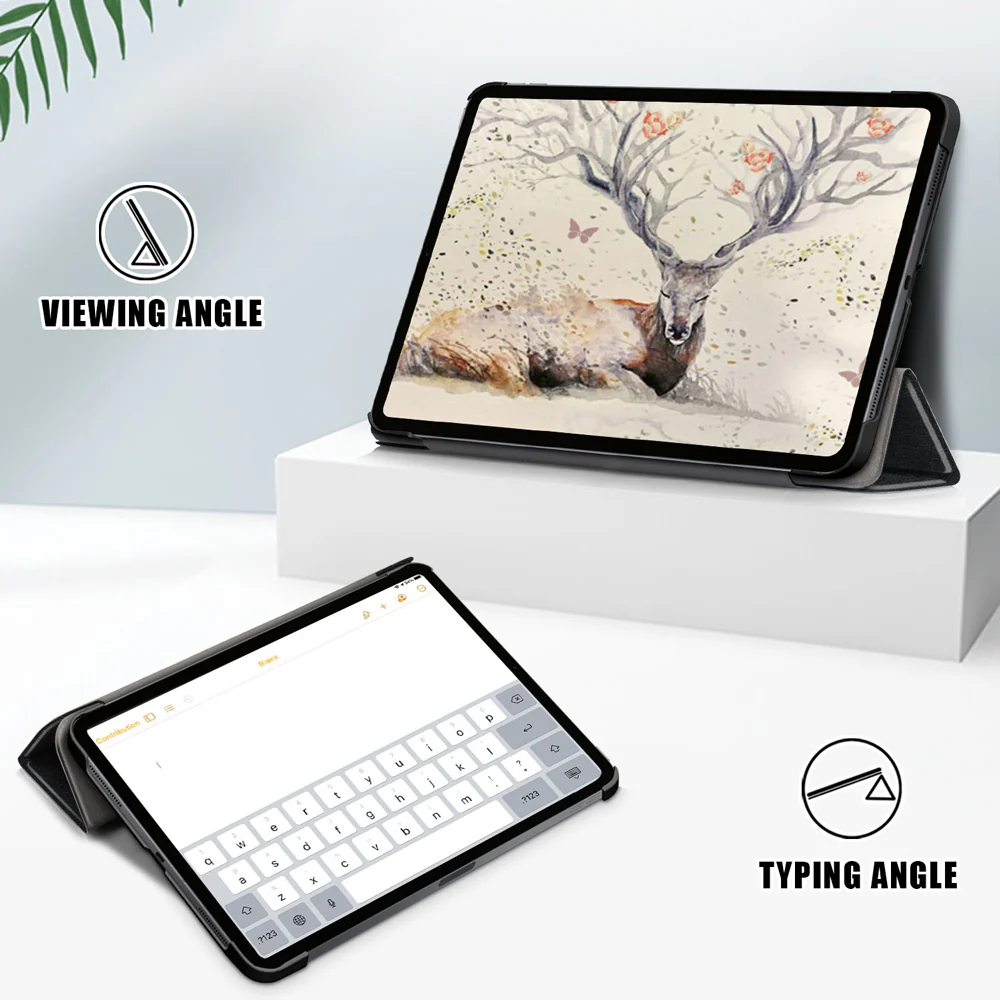 CVR-iPad-A4 | iPad Air 4 2020 / iPad Air 5 2022 | Smart Folio Case with Tri-Fold Stand & PU Leather Cover - Image 4