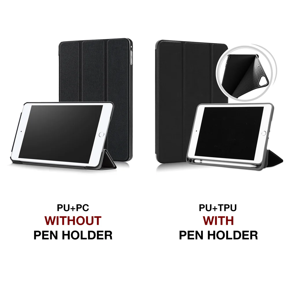 CVR-iPad-M54 | iPad mini 5 / mini 4 | Smart Folio Case with Tri-Fold Stand & PU Leather Cover - Image 5