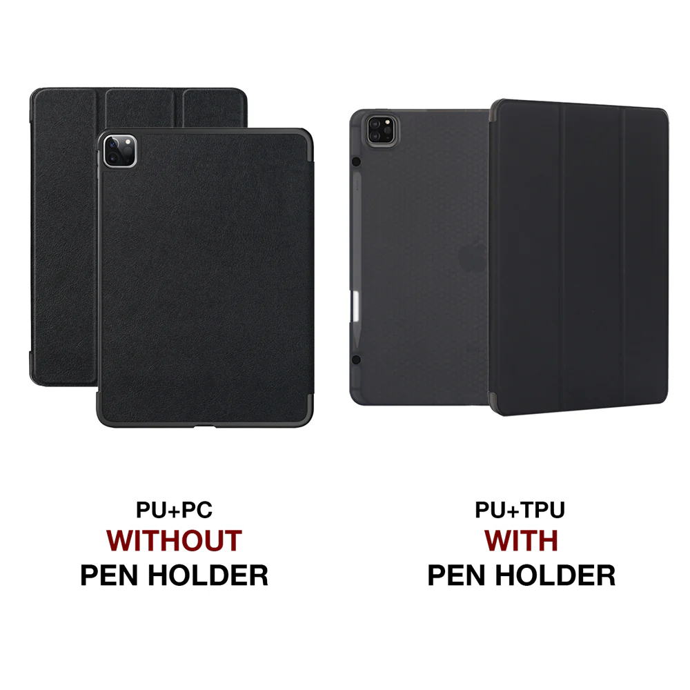 CVR-iPad-PR6 | iPad Pro 11 ( 2nd / 3rd / 4th Gen. ) 2020 / 2021 / 2022 | Smart Folio Case with Tri-Fold Stand & PU Leather Cover Supports Apple Pencil Wireless Charging - Image 5