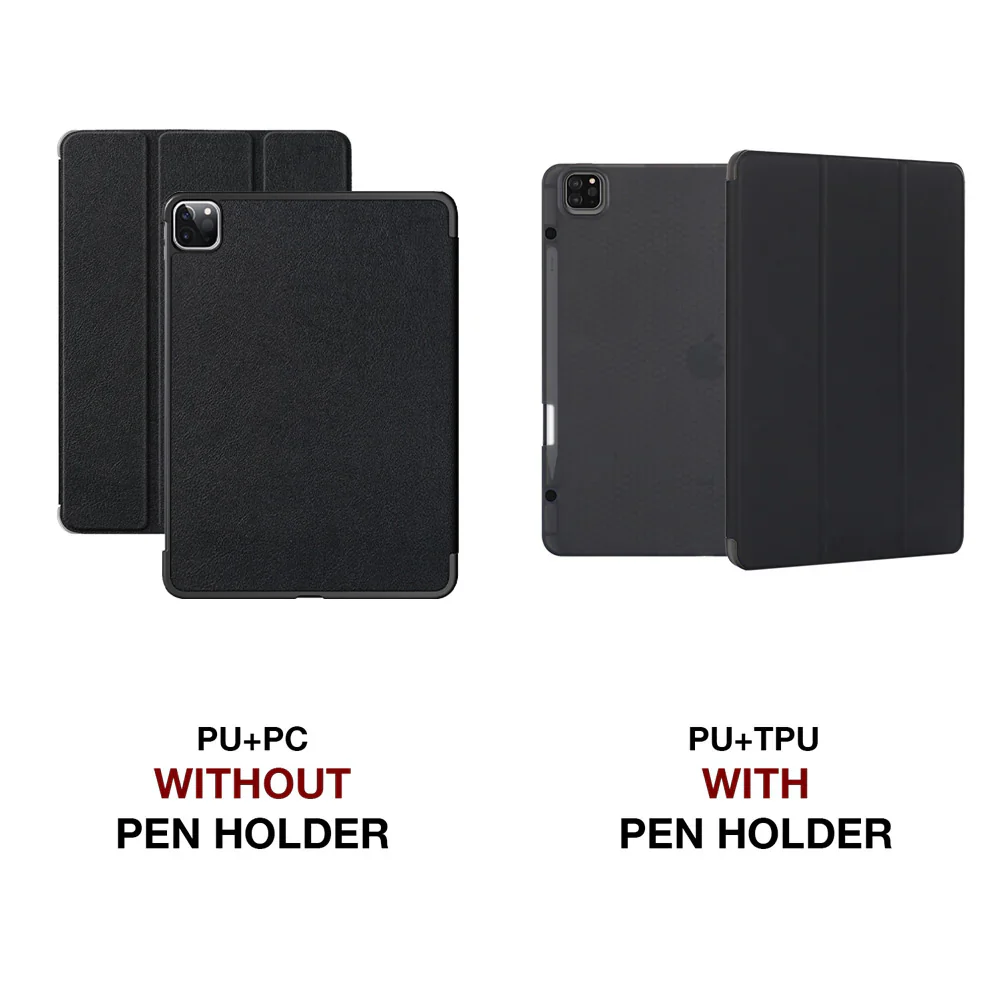 CVR-iPad-PR7 | iPad Air 13 (M2) / (M3) / (M4) | Smart Folio Case with Tri-Fold Stand & PU Leather Cover Supports Apple Pencil Pro Wireless Charging - Image 6