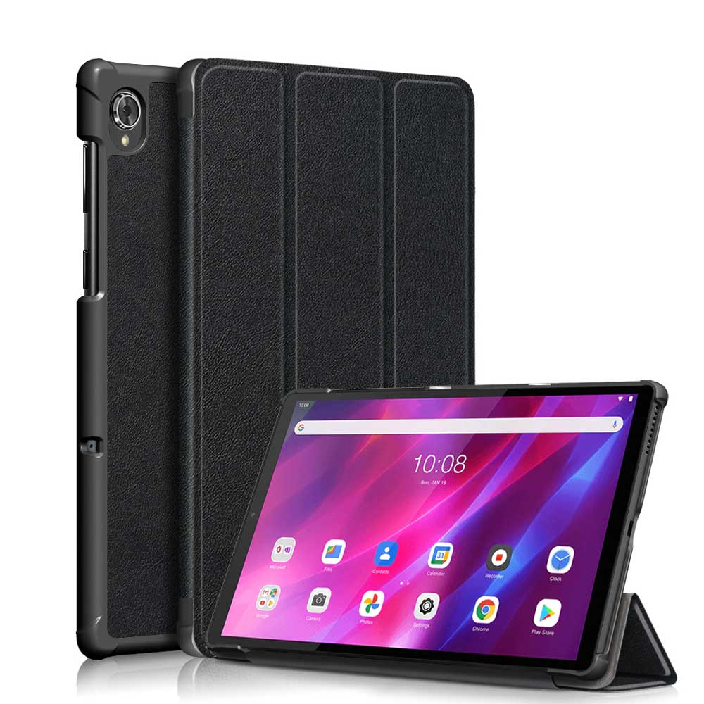 CVR-LN-K10 | Lenovo Tab K10 ( TB-X6C6F/X/L TB-X6C6NBF/X/L ) | Smart Folio Case with Tri-Fold Stand & PU Leather Cover