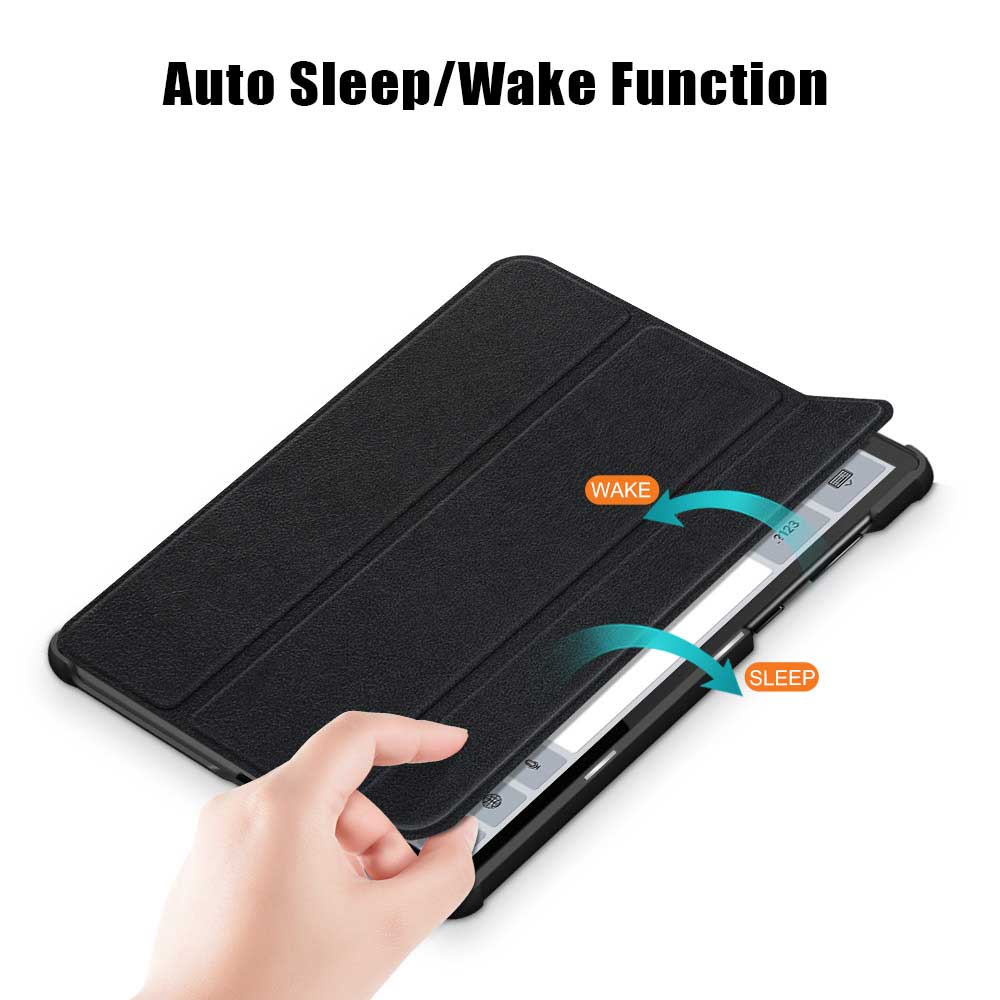 CVR-LN-K10 | Lenovo Tab K10 ( TB-X6C6F/X/L TB-X6C6NBF/X/L ) | Smart Folio Case with Tri-Fold Stand & PU Leather Cover - Image 4