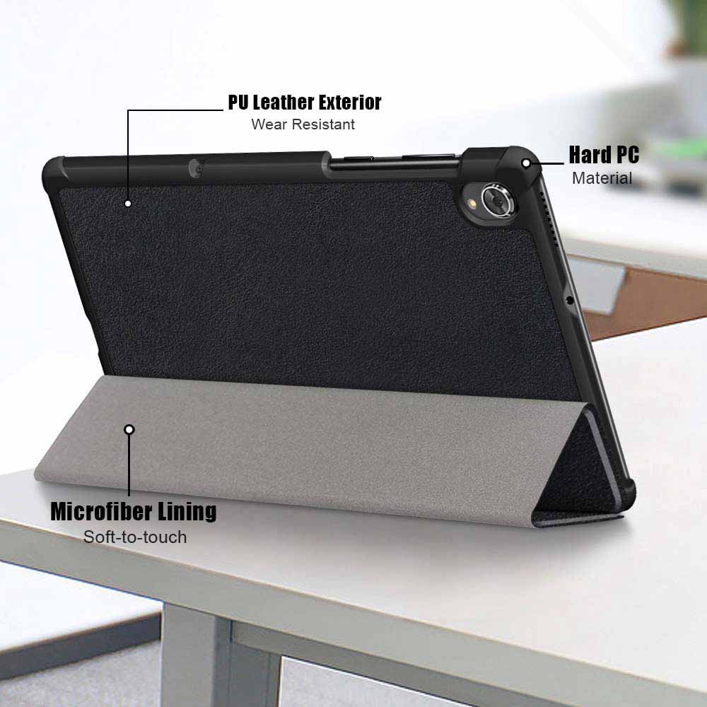 CVR-LN-K10 | Lenovo Tab K10 ( TB-X6C6F/X/L TB-X6C6NBF/X/L ) | Smart Folio Case with Tri-Fold Stand & PU Leather Cover - Image 5