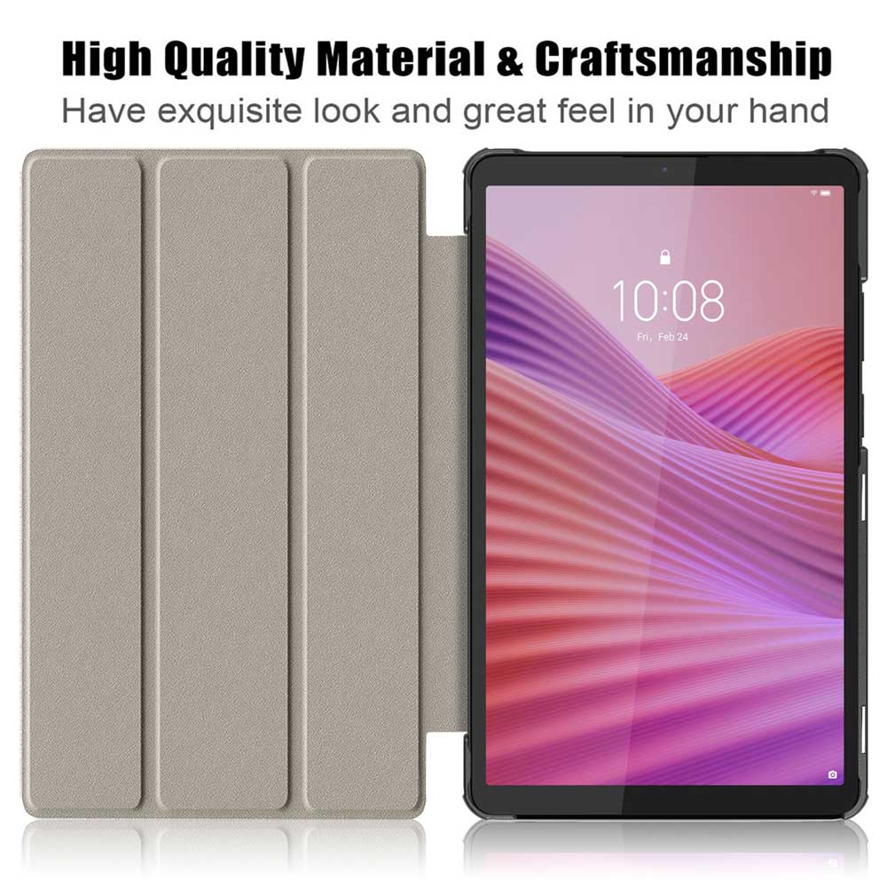 CVR-LN-K9 | Lenovo Tab K9 / Lenovo Tab One TB305 | Smart Folio Case with Tri-Fold Stand & PU Leather Cover - Image 5