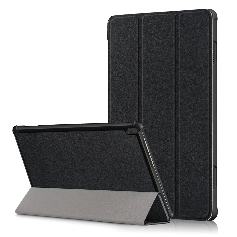 CVR-LN-M10 | Lenovo Tab M10 HD / FHD (TB-X505/TB-X605) | Smart Folio Case with Tri-Fold Stand & PU Leather Cover