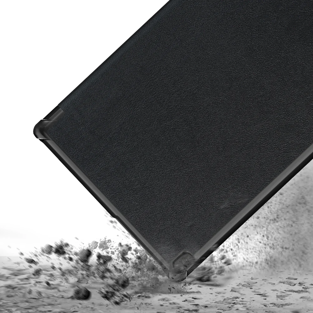 CVR-LN-M10 | Lenovo Tab M10 HD / FHD (TB-X505/TB-X605) | Smart Folio Case with Tri-Fold Stand & PU Leather Cover - Image 3