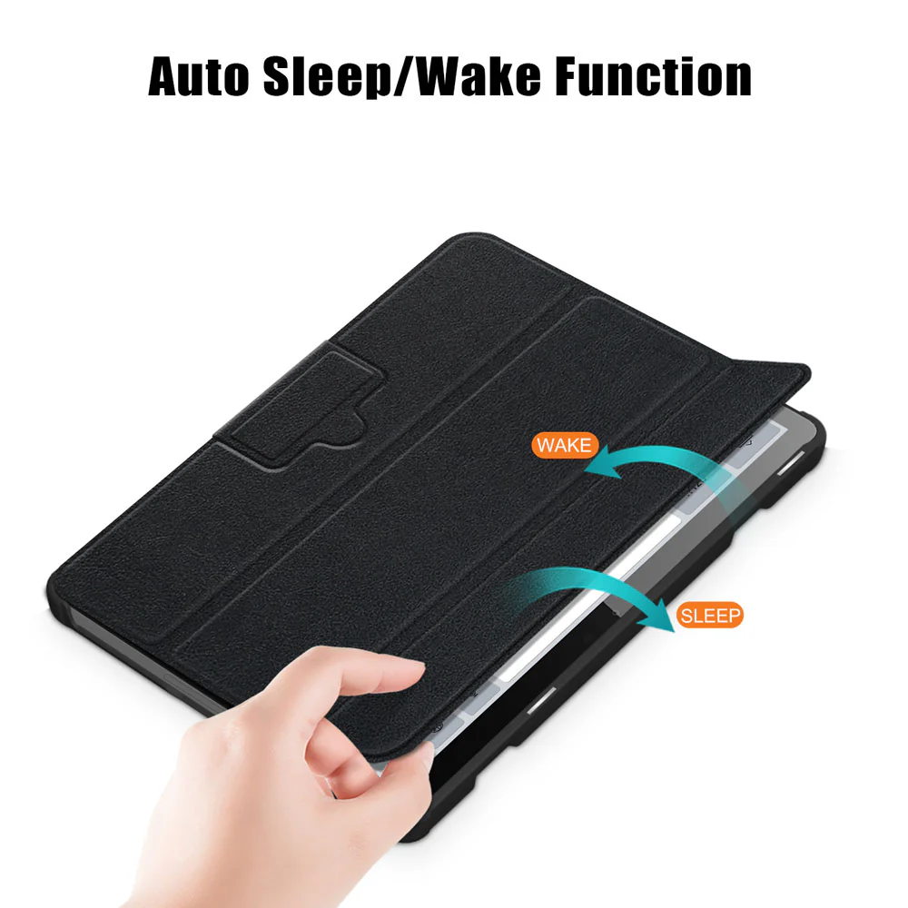 CVR-LN-M10-V3 | Lenovo Tab M10 ( Gen3 ) TB328 | Smart Folio Case with Tri-Fold Stand & PU Leather Cover - Image 9