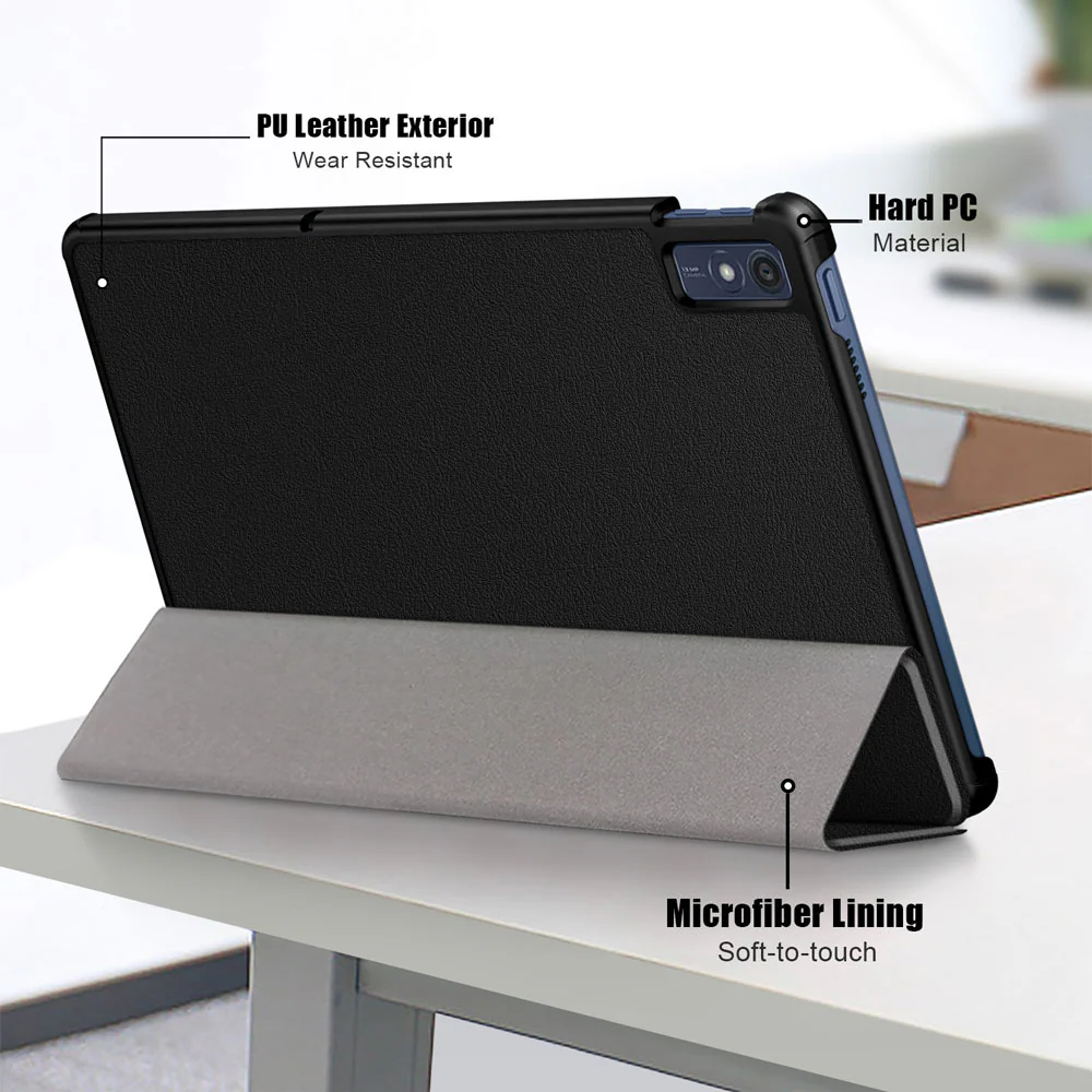 CVR-LN-M105G | Lenovo Tab M10 5G TB360 | Smart Folio Case with Tri-Fold Stand & PU Leather Cover - Image 6