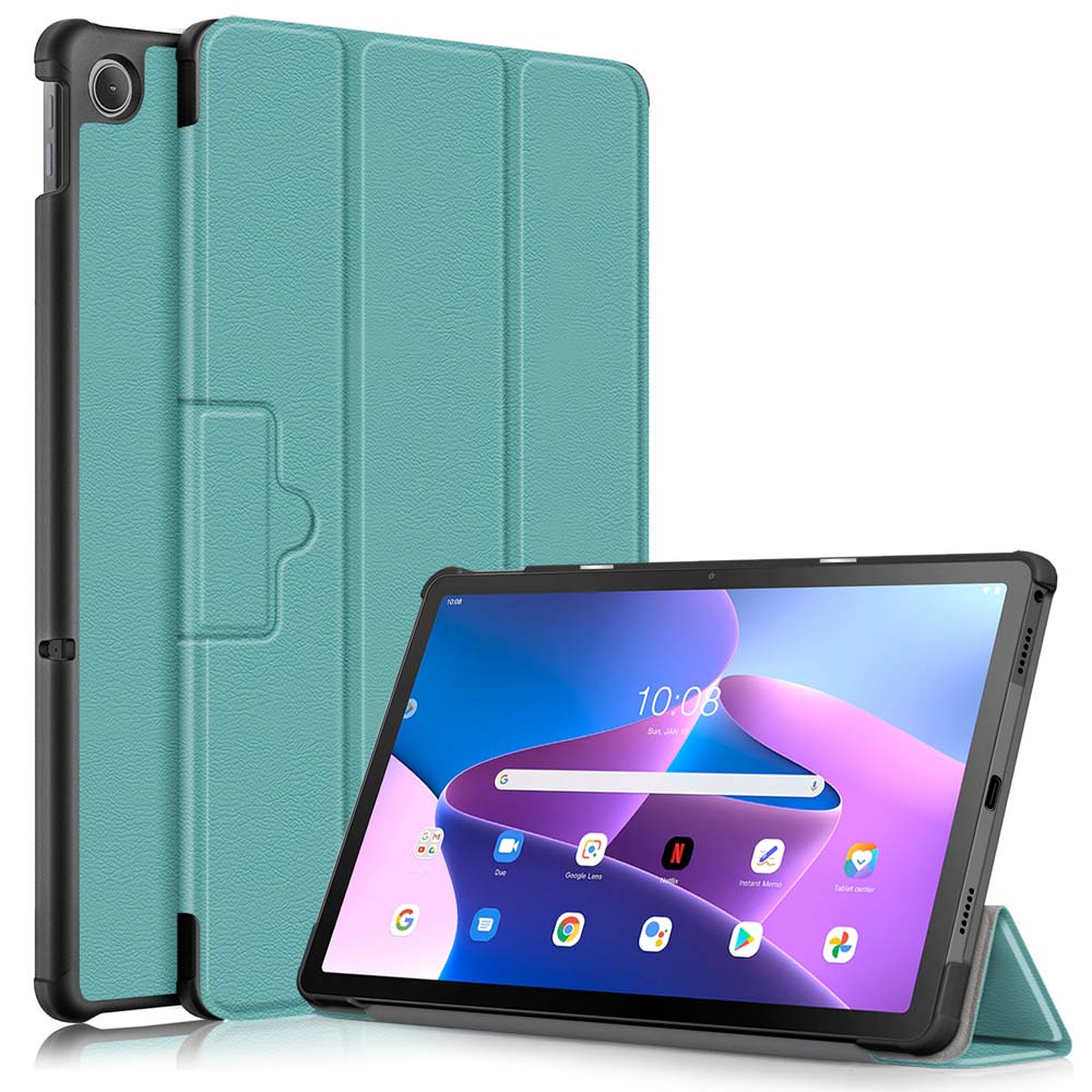 CVR-LN-M10P3 | Lenovo Tab M10 Plus ( Gen3 ) TB125 / TB128 | Smart Folio Case with Tri-Fold Stand & PU Leather Cover - Image 11
