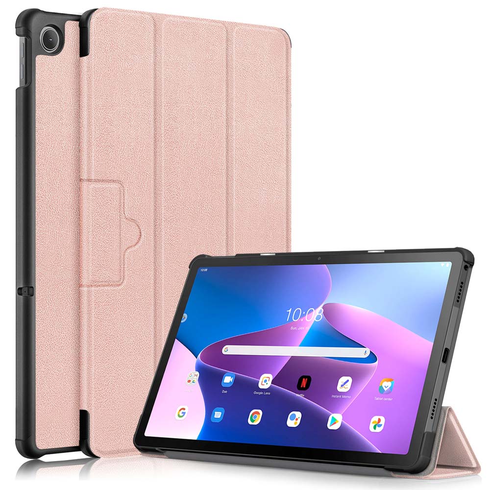 CVR-LN-M10P3 | Lenovo Tab M10 Plus ( Gen3 ) TB125 / TB128 | Smart Folio Case with Tri-Fold Stand & PU Leather Cover - Image 14