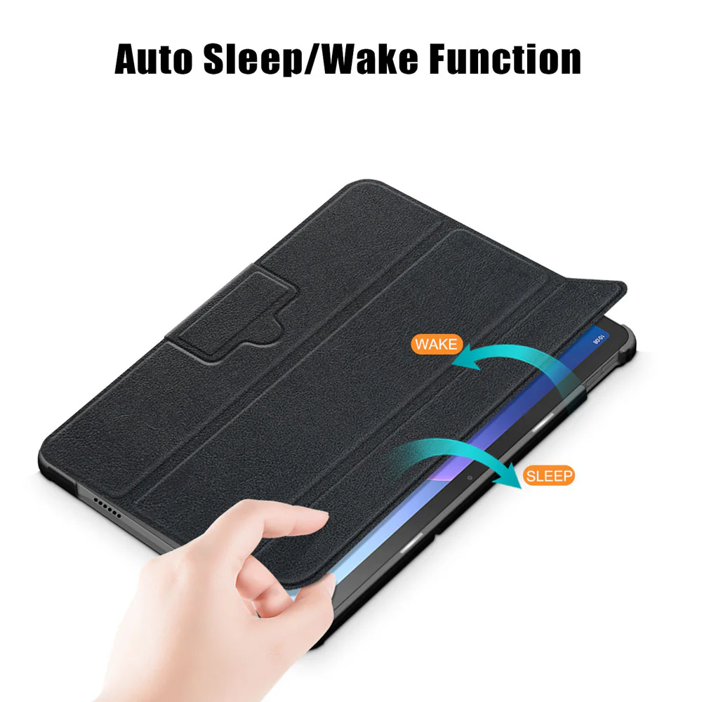 CVR-LN-M10P3 | Lenovo Tab M10 Plus ( Gen3 ) TB125 / TB128 | Smart Folio Case with Tri-Fold Stand & PU Leather Cover - Image 6