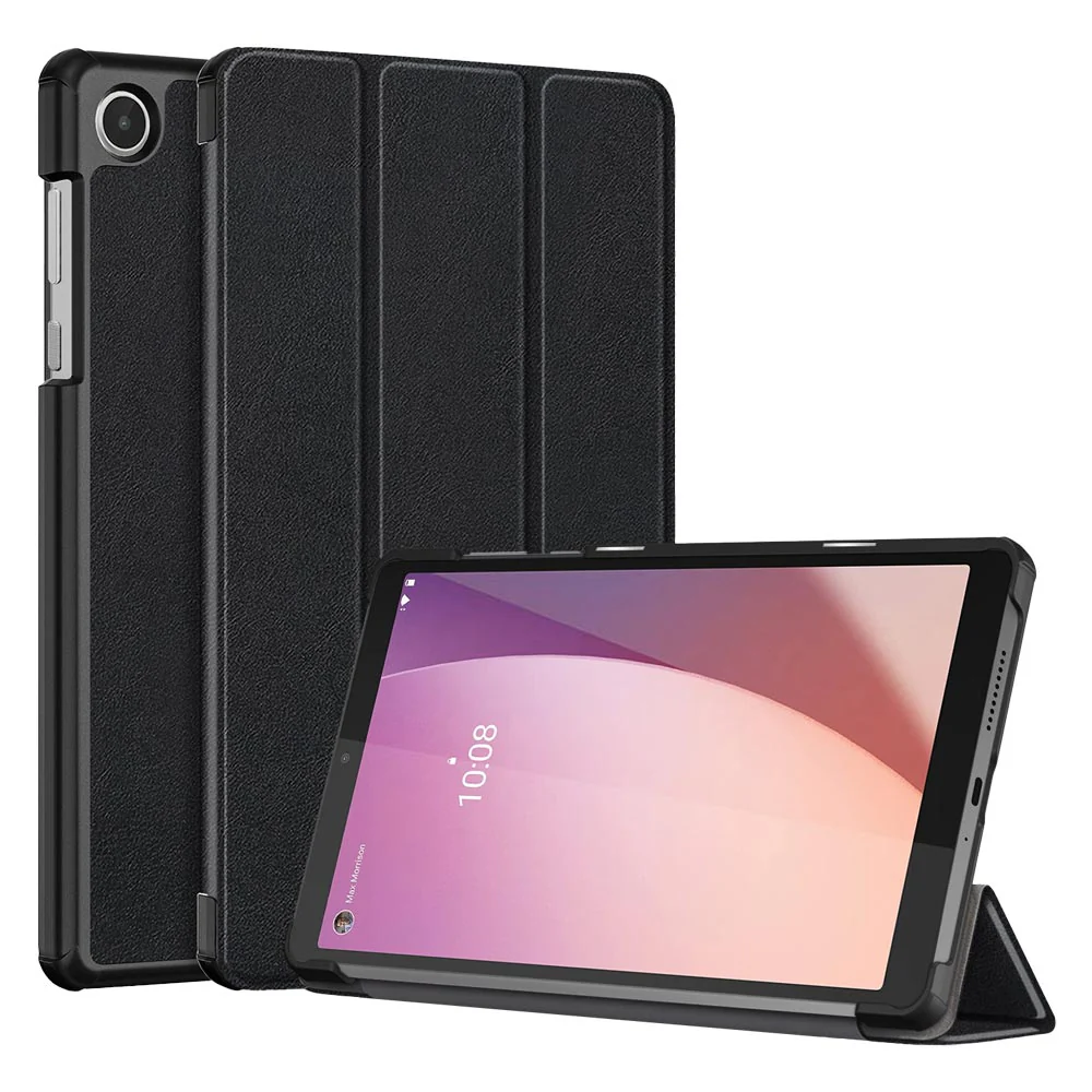CVR-LN-M8G4 | Lenovo Tab M8 (4th Gen) 2024 TB301 / TB300 | Smart Folio Case with Tri-Fold Stand & PU Leather Cover