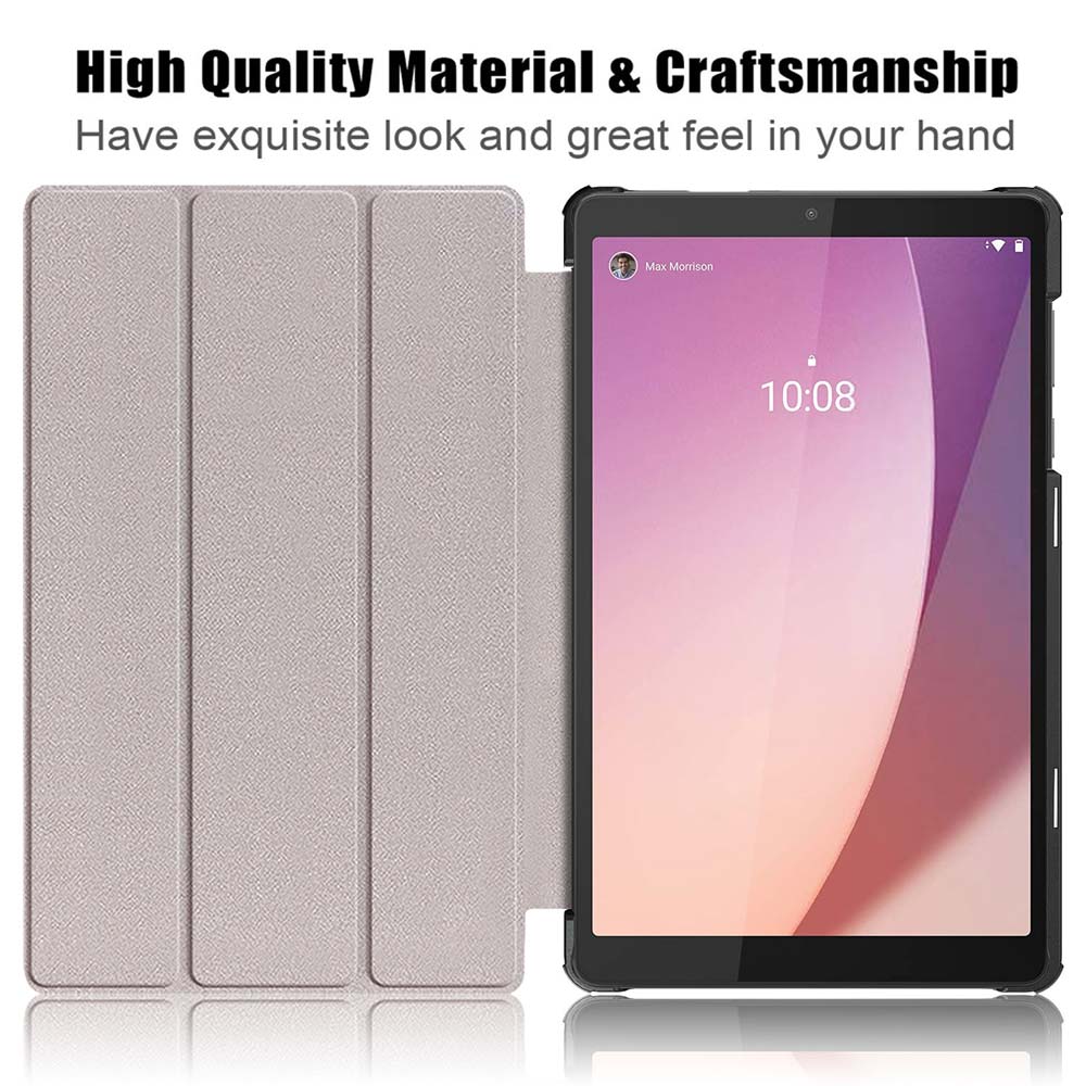 CVR-LN-M8G4 | Lenovo Tab M8 (4th Gen) 2024 TB301 / TB300 | Smart Folio Case with Tri-Fold Stand & PU Leather Cover - Image 6