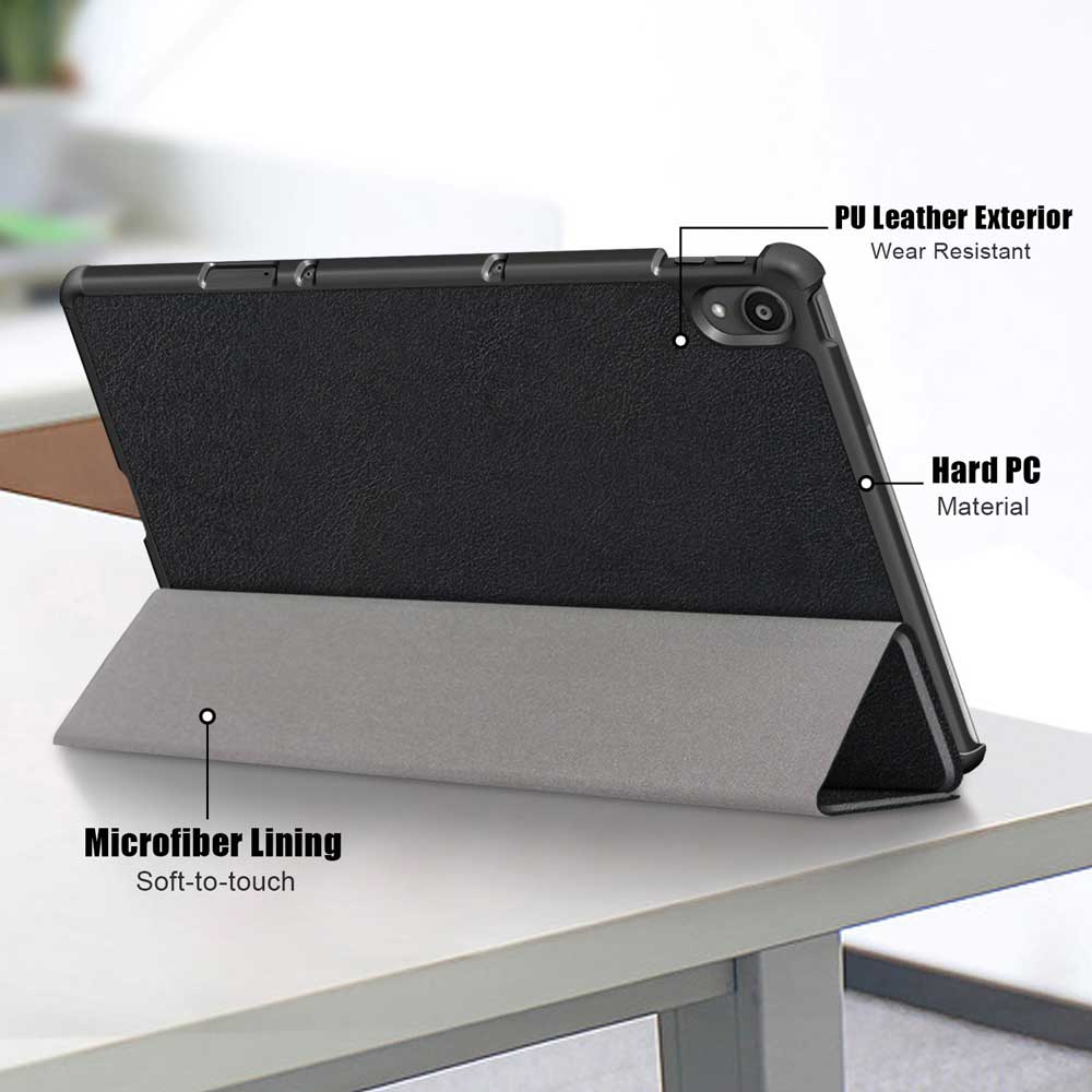 CVR-LN-P11 | Lenovo Tab P11 TB-J606 | Smart Folio Case with Tri-Fold Stand & PU Leather Cover - Image 5