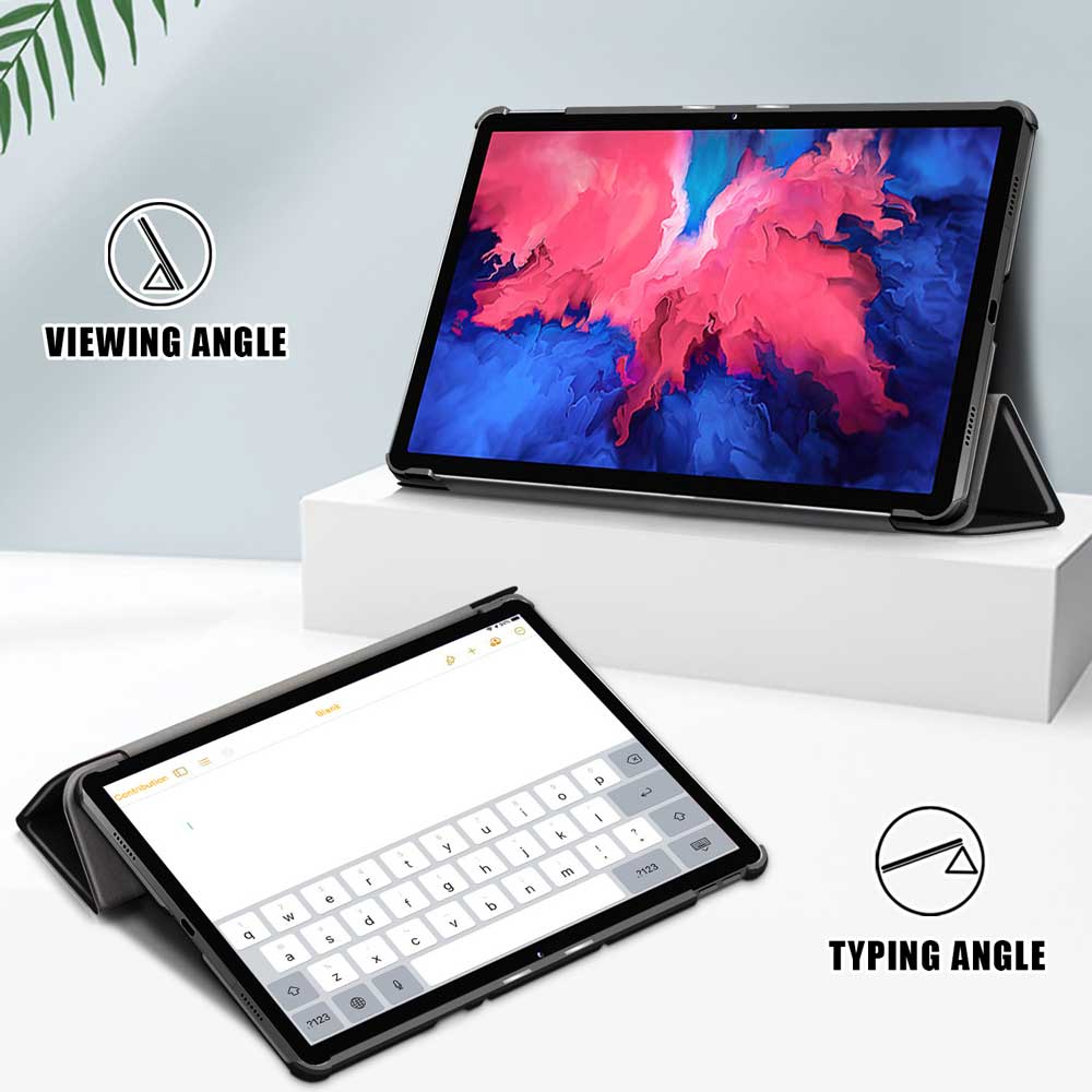 CVR-LN-P11 | Lenovo Tab P11 TB-J606 | Smart Folio Case with Tri-Fold Stand & PU Leather Cover - Image 7