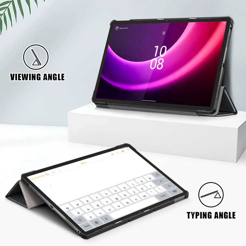 CVR-LN-P11G2 | Lenovo Tab P11 Gen 2 TB350 | Smart Folio Case with Tri-Fold Stand & PU Leather Cover - Image 3