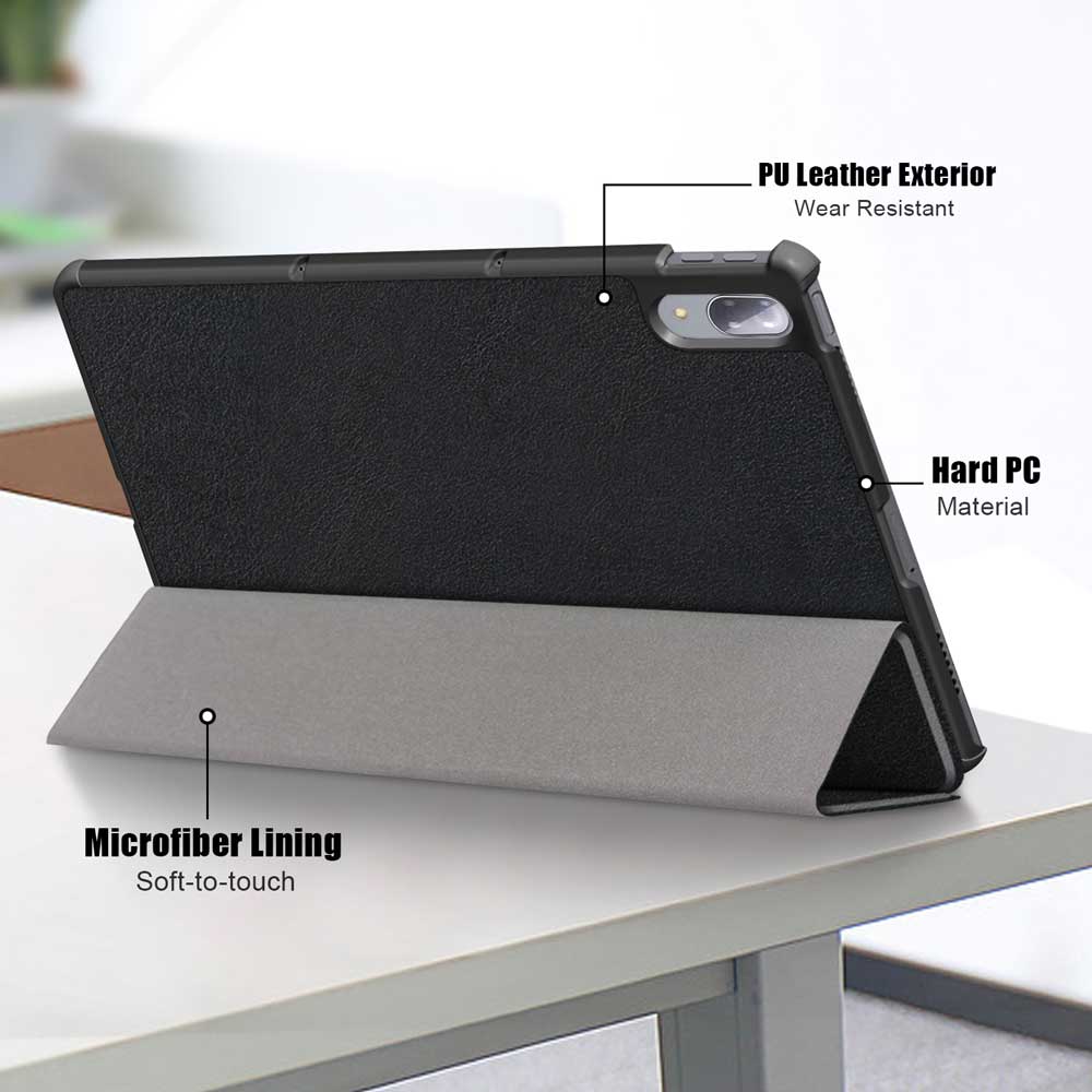 CVR-LN-P11PRO | Lenovo Tab P11 Pro TB-J706 | Smart Folio Case with Tri-Fold Stand & PU Leather Cover - Image 5