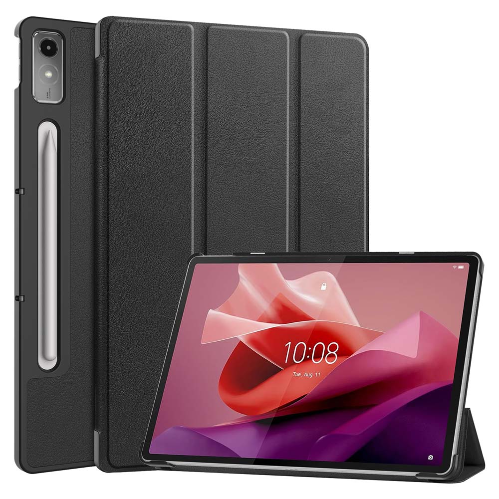 CVR-LN-P12 | Lenovo Tab P12 TB370 | Smart Folio Case with Tri-Fold Stand & PU Leather Cover