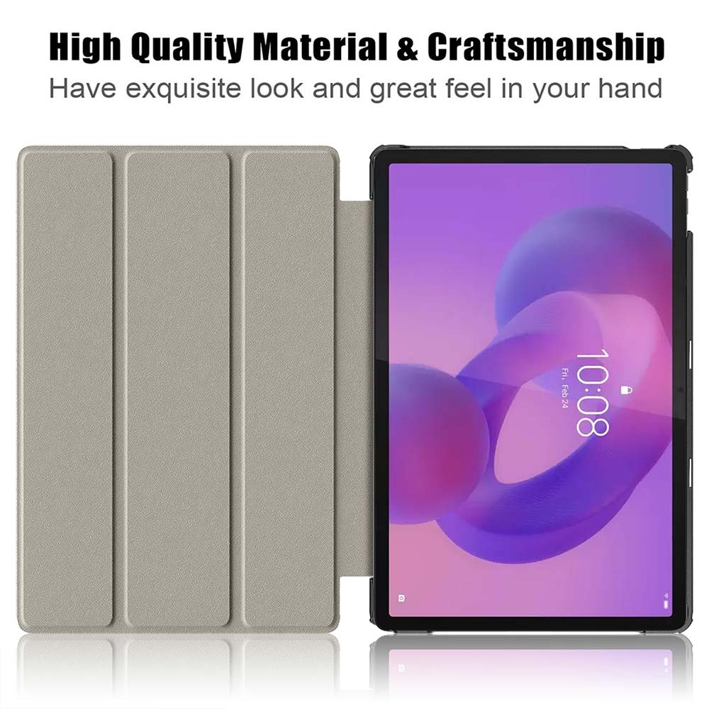 CVR-LN-TB336 | Lenovo Tab K11 (Gen 2)  / Lenovo Idea Tab ( 11" TB336 ) | Smart Folio Case with Tri-Fold Stand & PU Leather Cover - Image 5