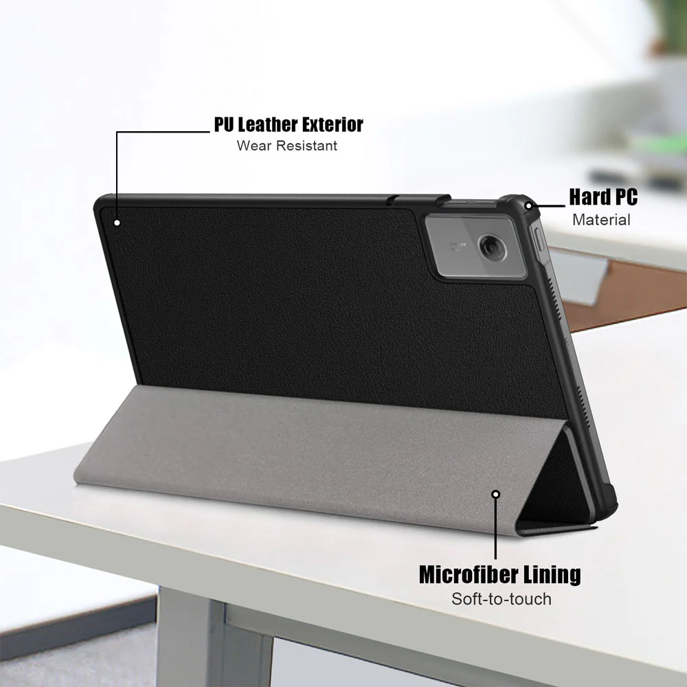 CVR-LN-TB336 | Lenovo Tab K11 (Gen 2)  / Lenovo Idea Tab ( 11" TB336 ) | Smart Folio Case with Tri-Fold Stand & PU Leather Cover - Image 7