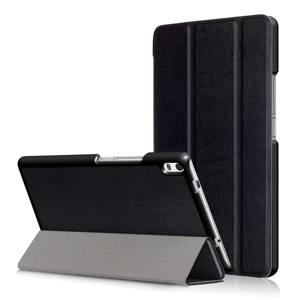 CVR-LN22 | Lenovo Tab 4 8.0 Plus TB-8704 | Smart Folio Case with Tri-Fold Stand & PU Leather Cover