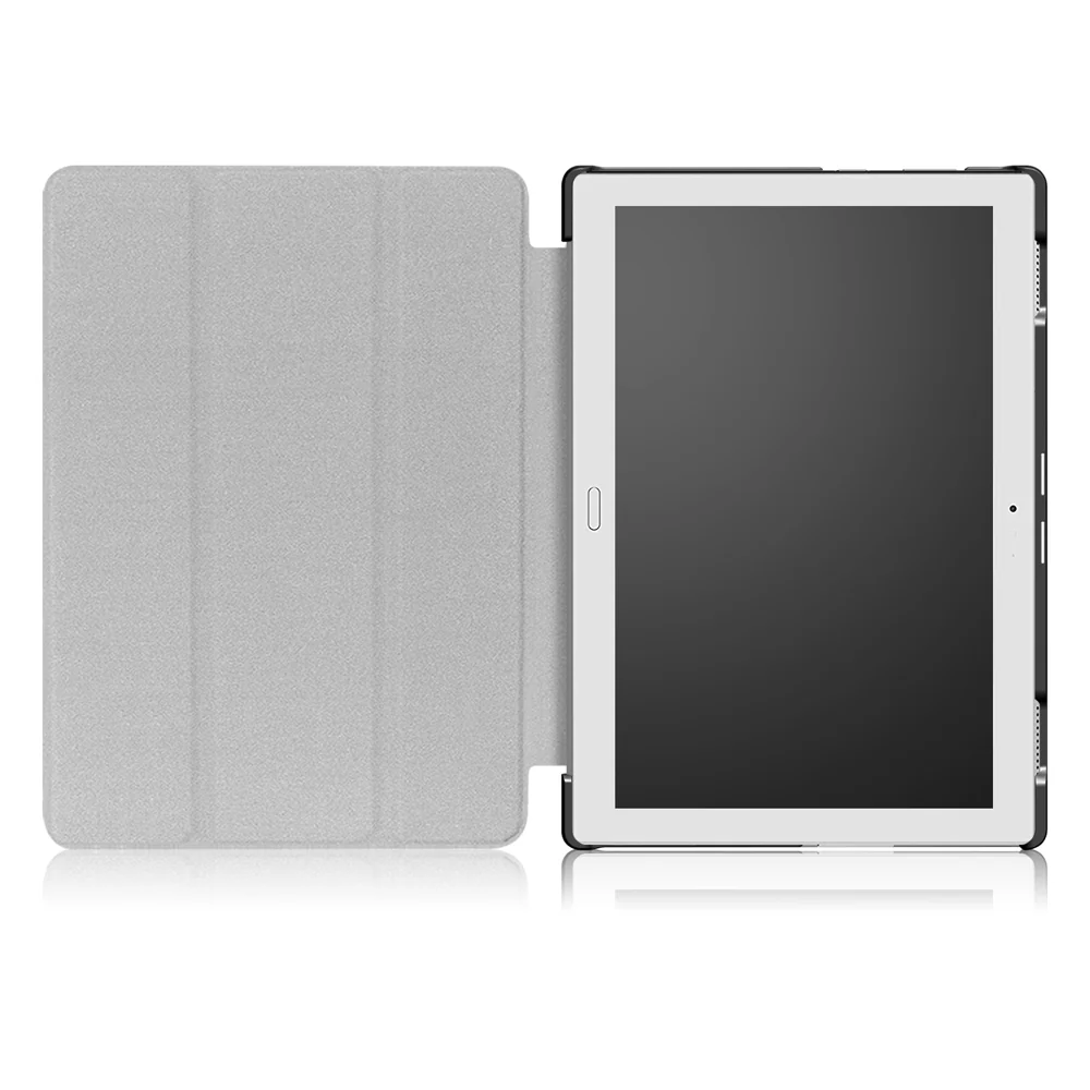 CVR-LN23 | Lenovo Tab 4 10 Plus TB-X704 | Smart Folio Case with Tri-Fold Stand & PU Leather Cover - Image 6