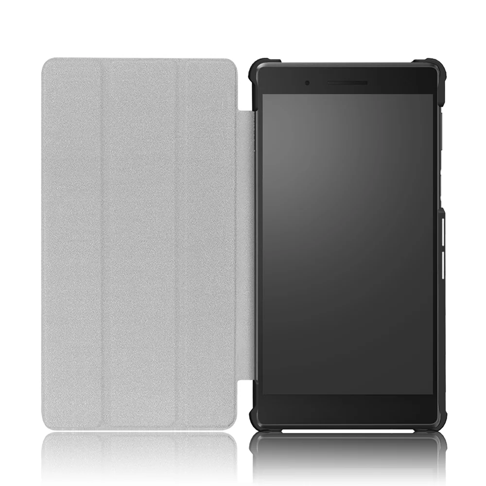 CVR-LN24 | Lenovo Tab 7 Essential TB-7304F/N | Smart Folio Case with Tri-Fold Stand & PU Leather Cover - Image 4