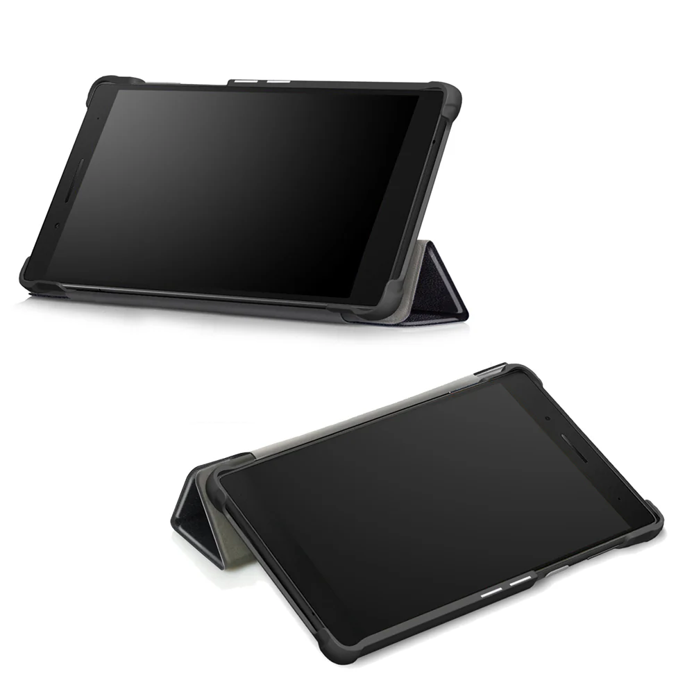 CVR-LN25 | Lenovo Tab 4 7" TB-7504X | Smart Folio Case with Tri-Fold Stand & PU Leather Cover - Image 4