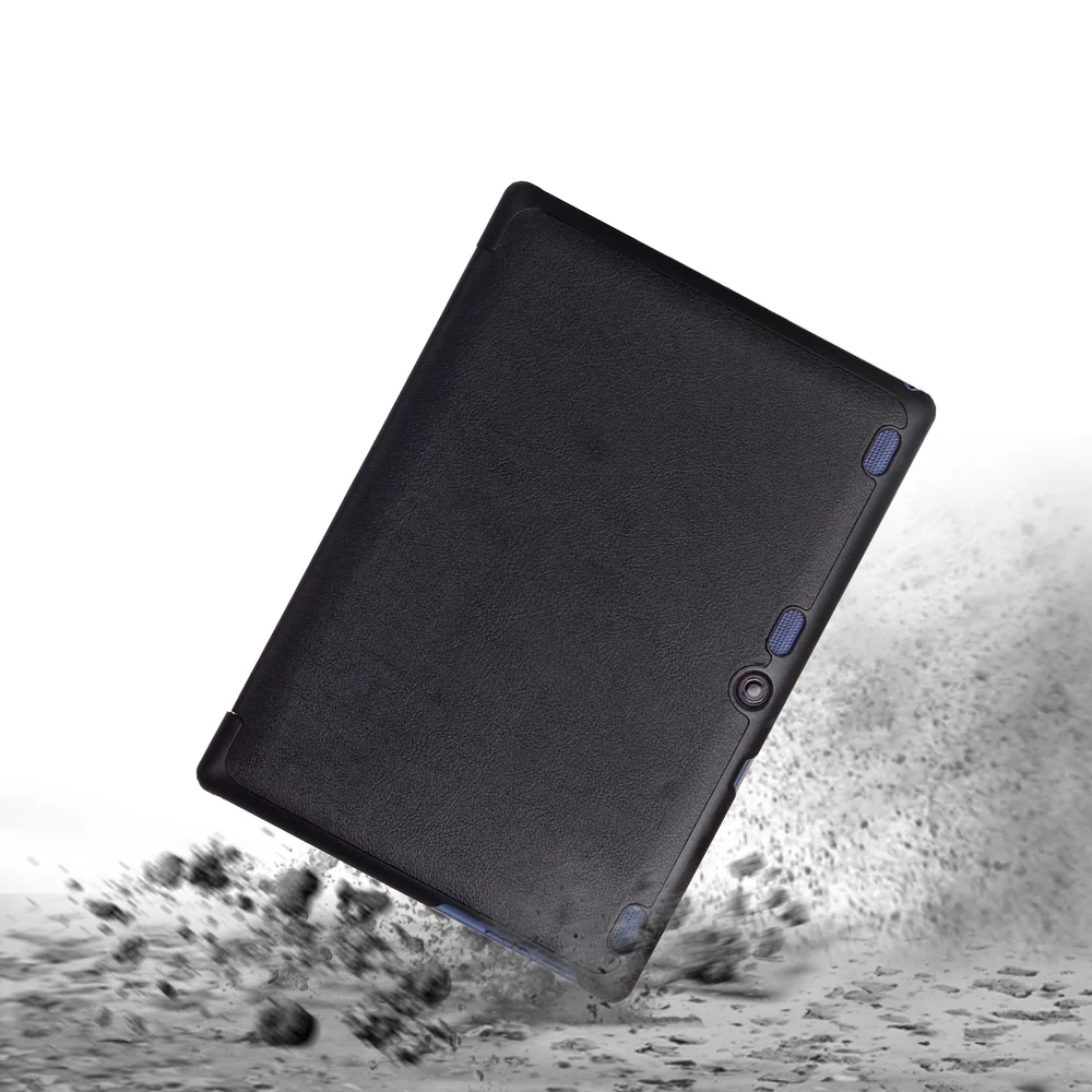 CVR-LN26 | Lenovo Tab2 A10 / Tab3 10 Business | Smart Folio Case with Tri-Fold Stand & PU Leather Cover - Image 4